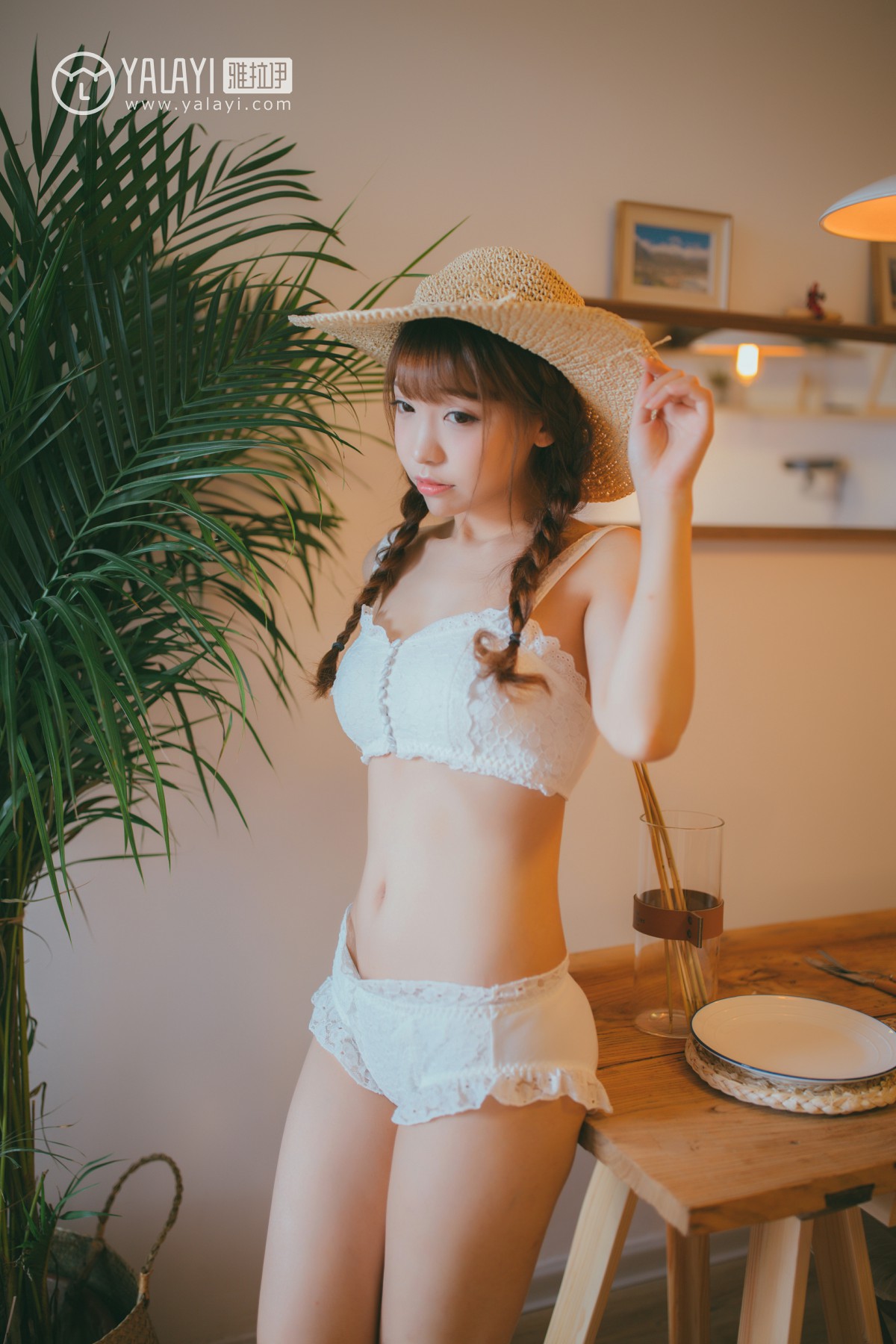 [YALAYI雅拉伊]2019.03.20 No.061 白色桔梗花 水花儿